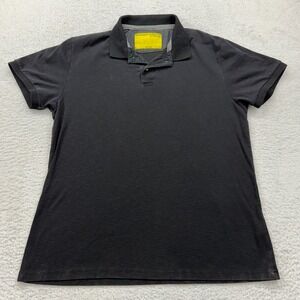 Descendant of Thieves Black Polo Shirt By Bres Ladro Mens Extra Large